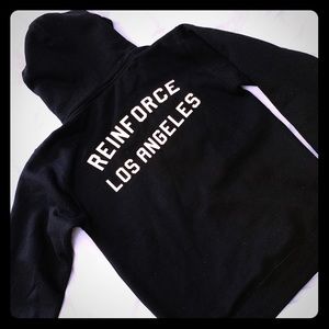 RIF LA zip front hoodie